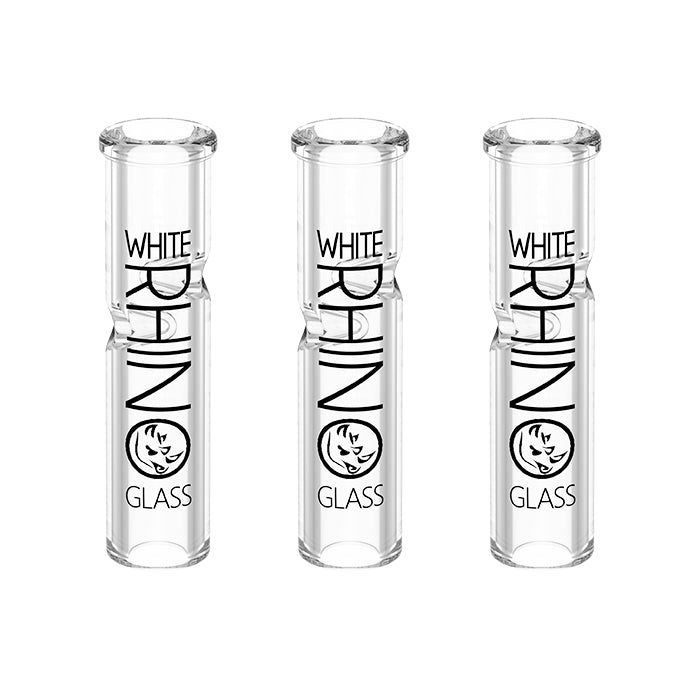 White Rhino 9MM Round Glass Tips