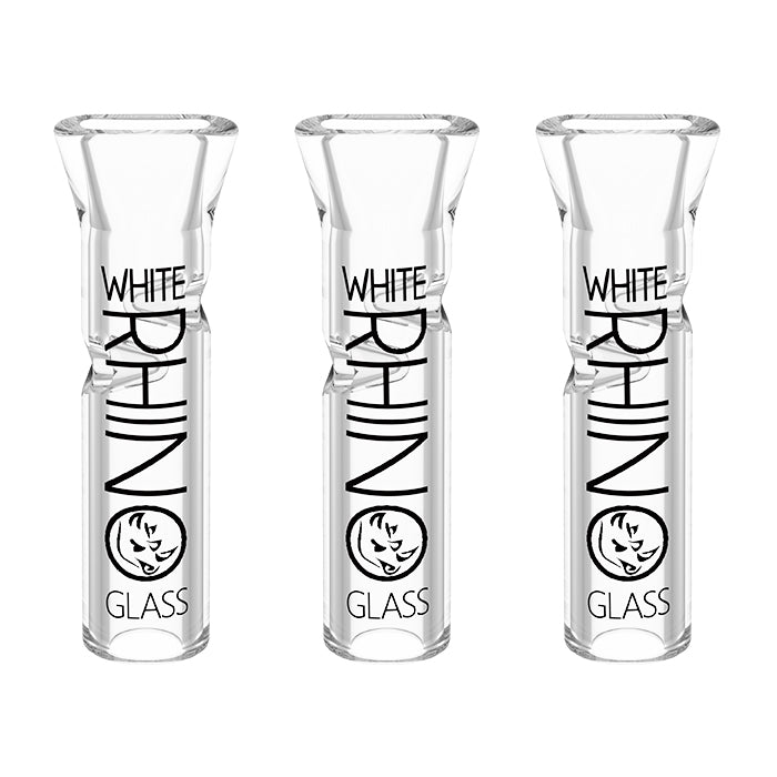 White Rhino 9MM Flat Glass Tips