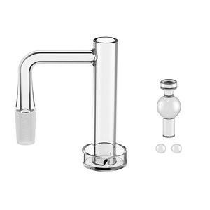 14MM 90° Terp Sluper Quartz Banger Kit with Carb Cap & Terp Balls - V12