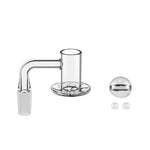 14MM 90° Terp Sluper Quartz Banger Kit with Carb Cap & Terp Balls - V5