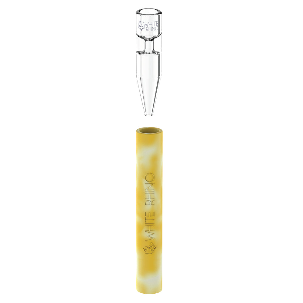Bee Cool-ector Small 3 Silicone Dab Straw w/ Cap & Ti Tip (Assorted  Colors) - Puffr